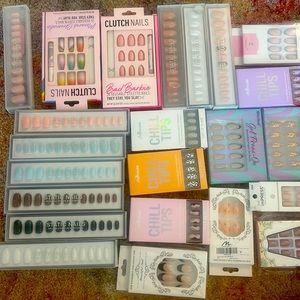 Huge lot of new press on nails! Static Nails, Clutch, BTArtbox, Chill Tips +